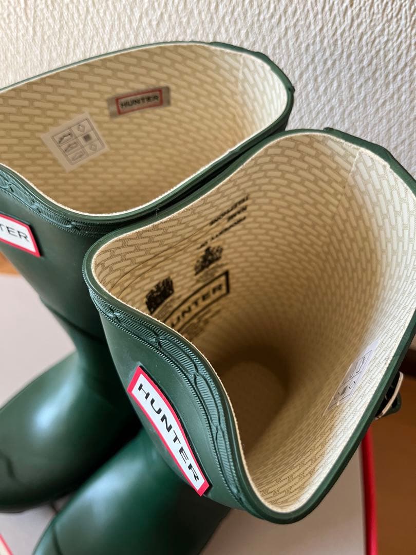 Hunterレインブーツ ミドル丈(22㎝)美品