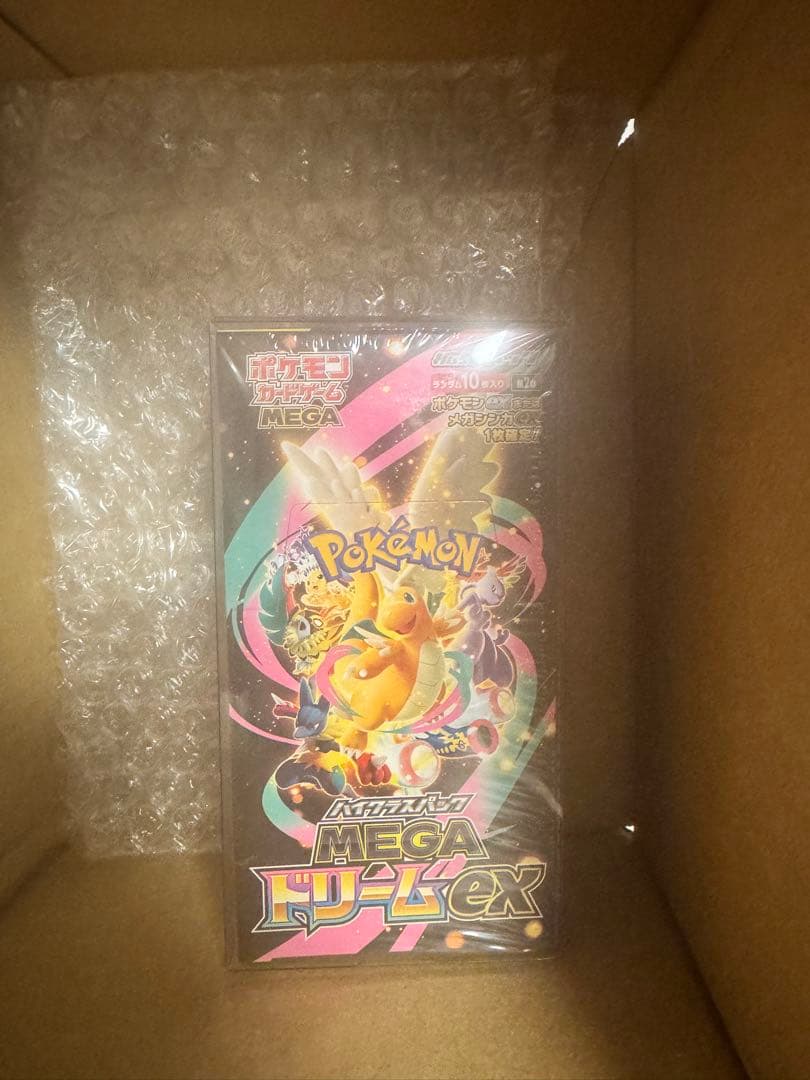 値下げ‼️ポケモンカードゲームMEGAドリームEX新品未開封シュリンク付1BOX