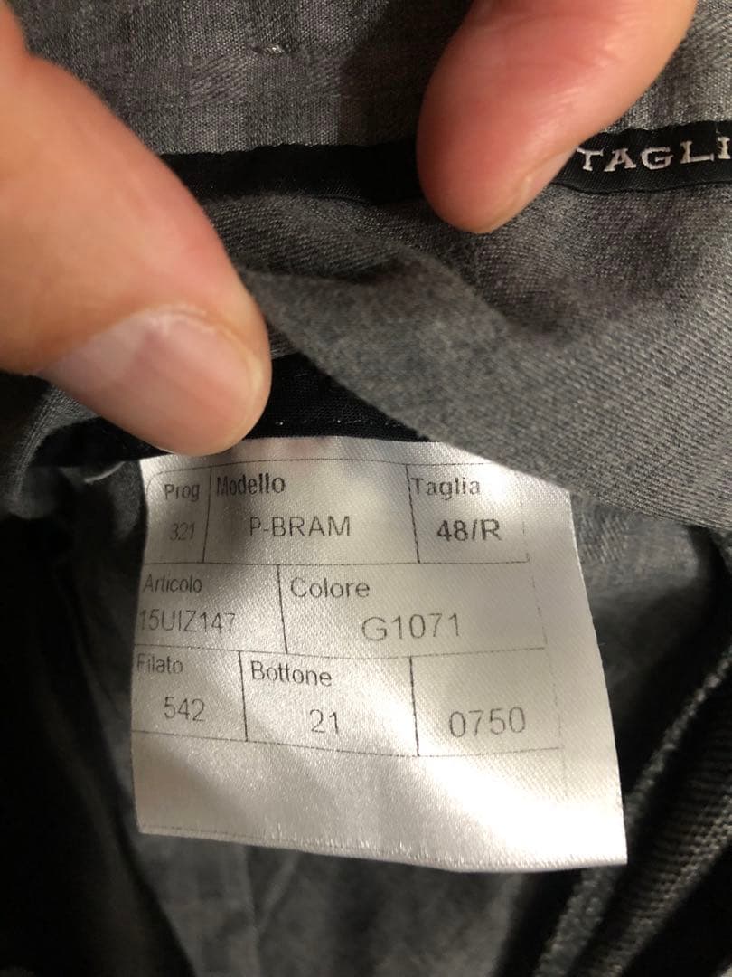 【秋冬】TAGLIATOREタリアトーレグレースラックス48新品