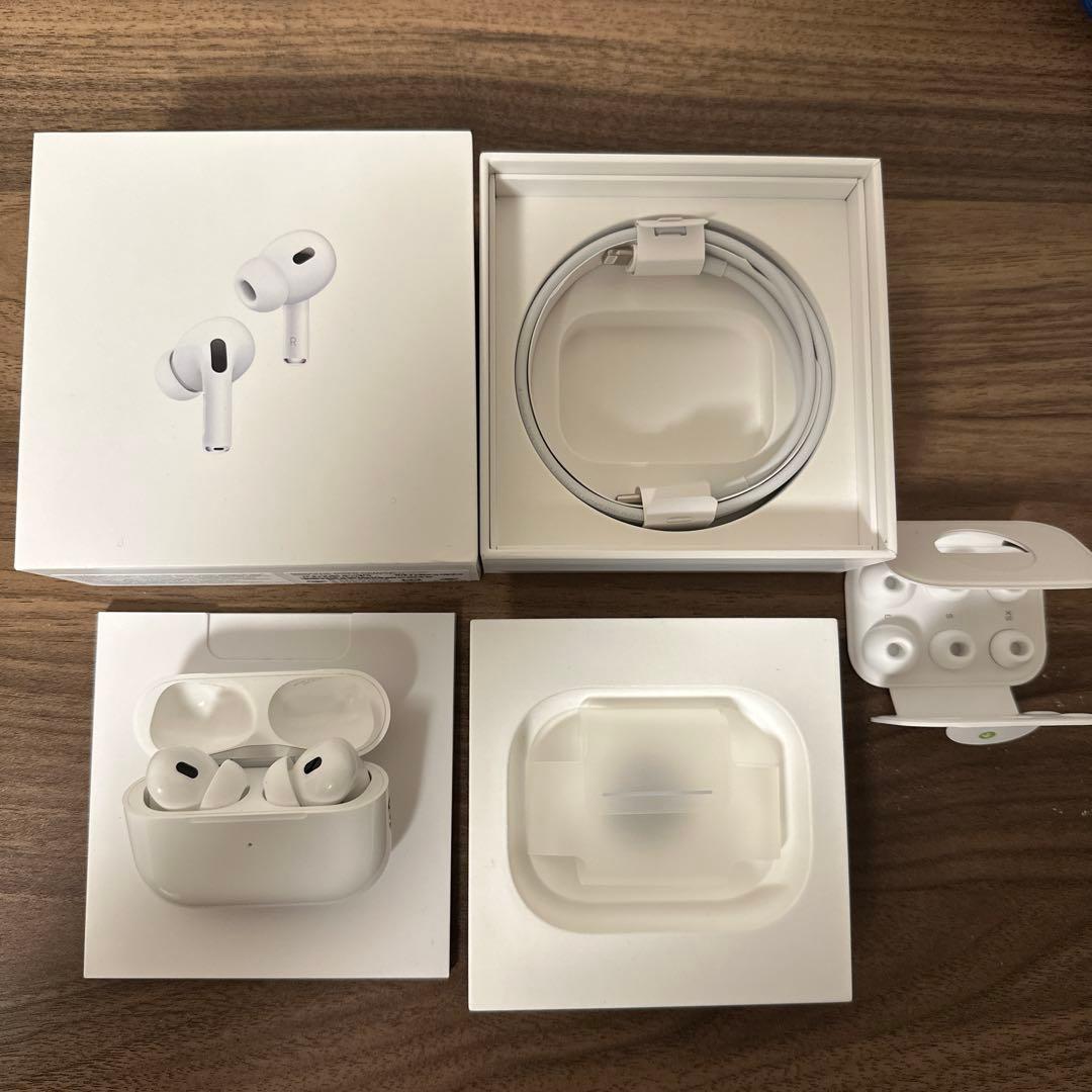 AirPods Pro2 本体 充電ケース付き ライトニングケーブル 純正 完品