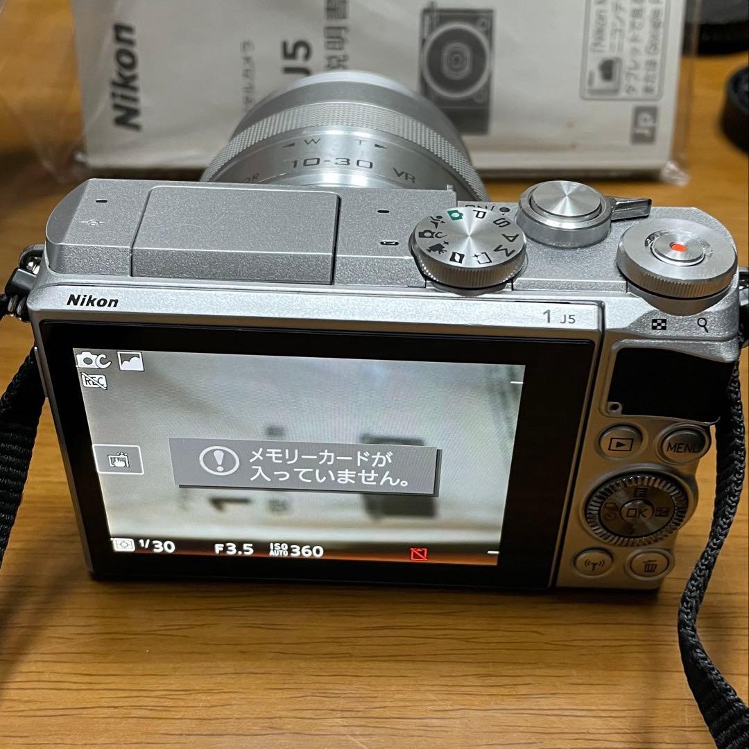 Nikon 1 J5 ミラーレスカメラ レンズ2本セット【動作確認済み】
