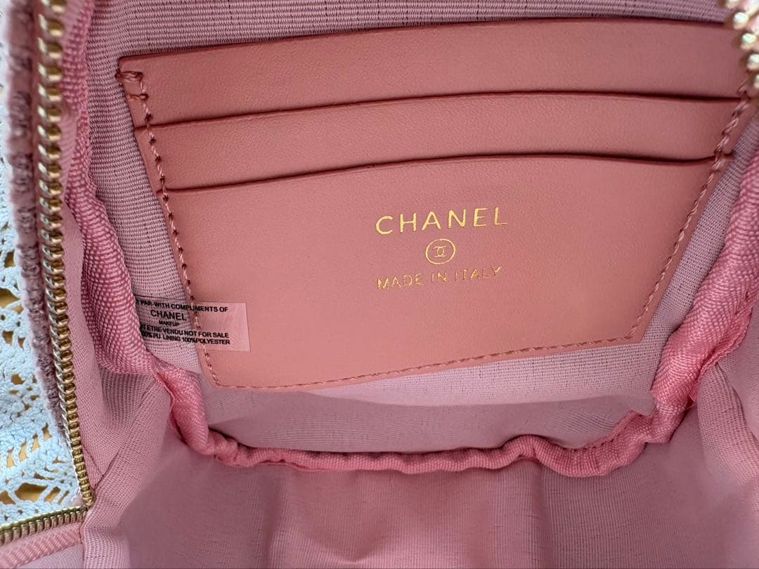 CHANEL ピンクツイード　リュック　ノベルティ