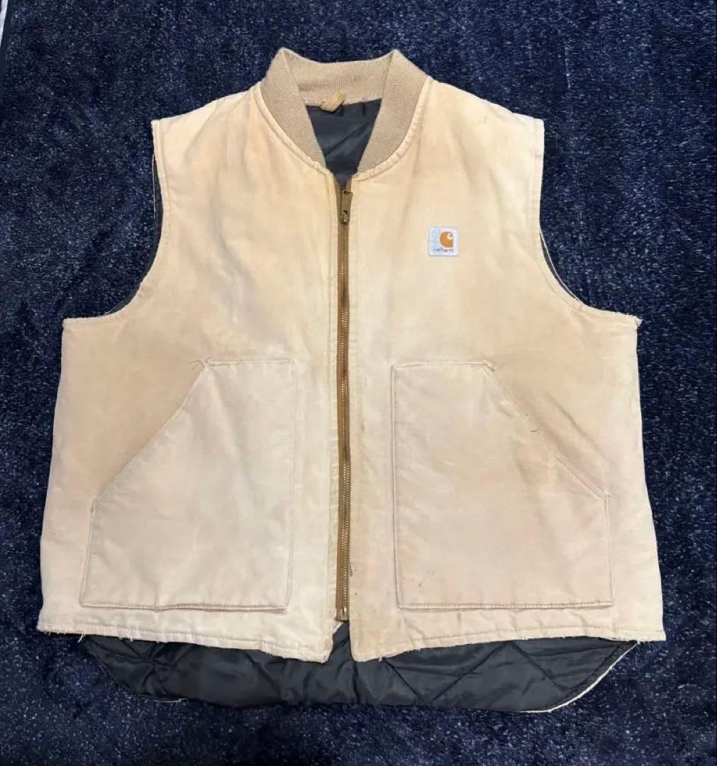 Carhartt ダックベスト 80s 星タグ フェードVQ186 size M