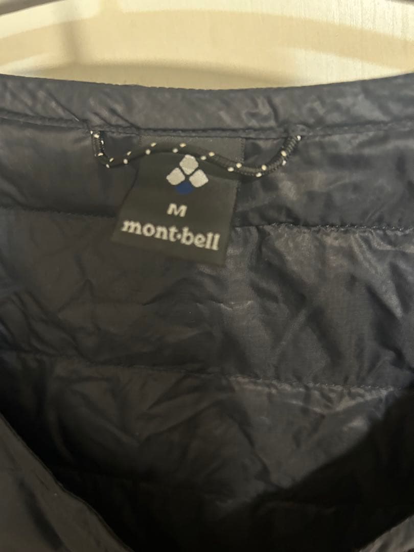 mont-bell M 黒 半袖ダウンベスト