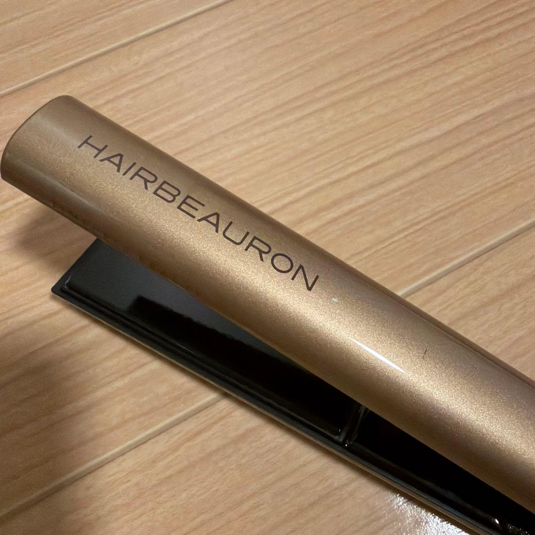 HAIRBEAURON ゴールド ストレートヘアアイロン