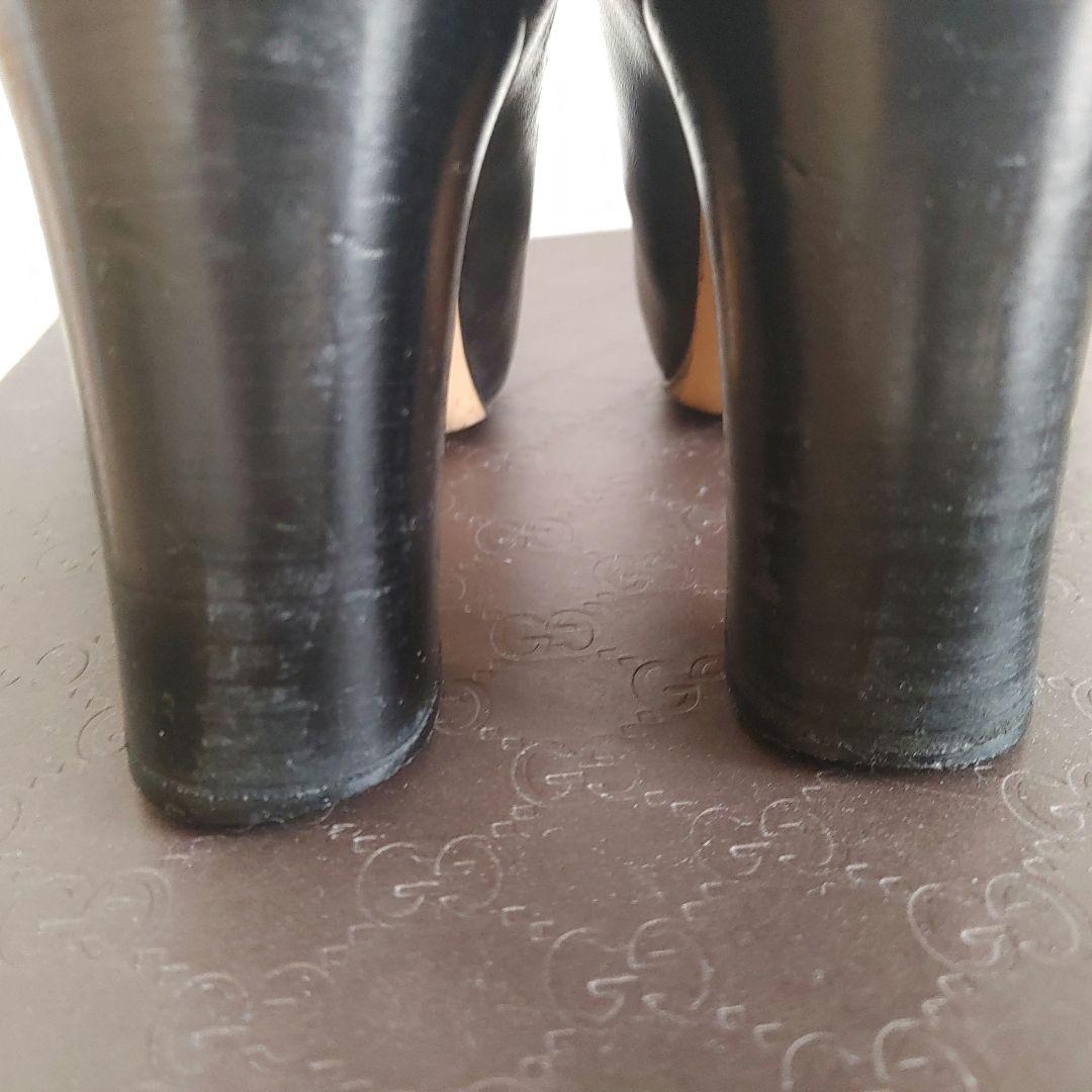 ☆2日間限定セール　元値18500円☆GUCCI　黒レザー ブーツ