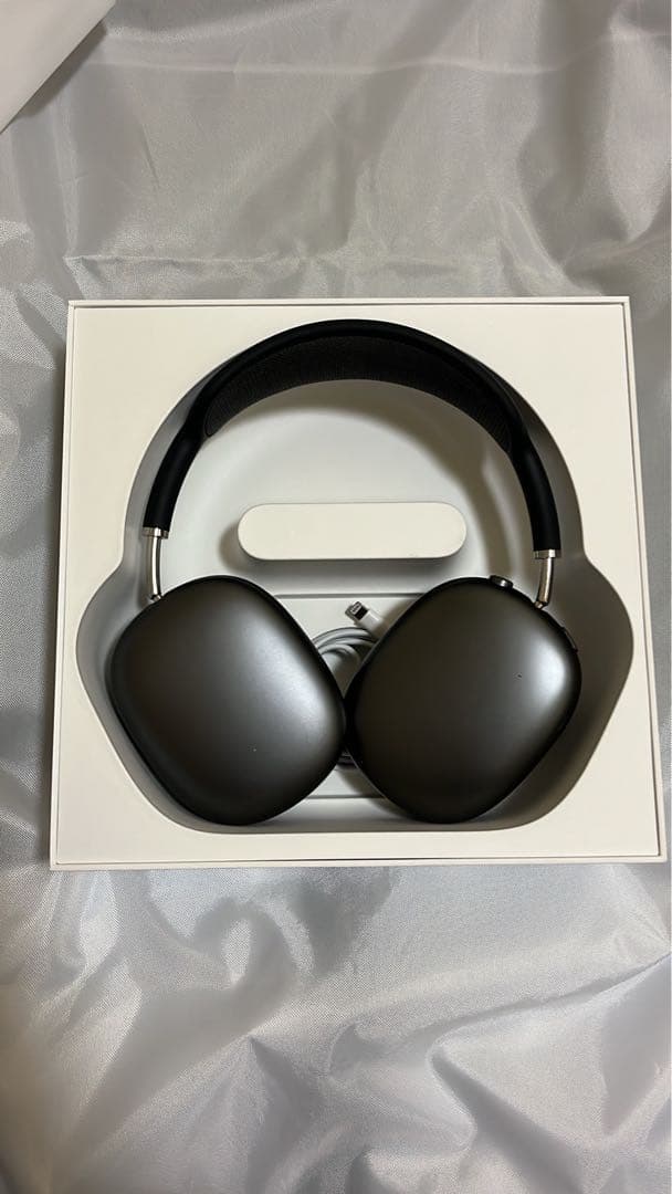AirPods Max ブラック 箱とカバーあり