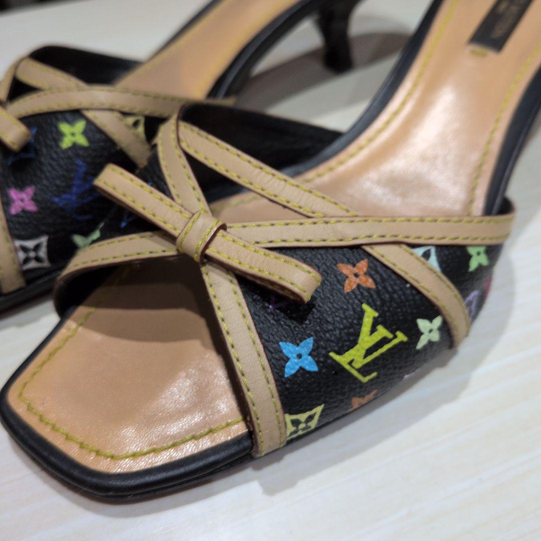 Louis Vuitton サンダル モノグラムマルチカラー　36ハーフ
