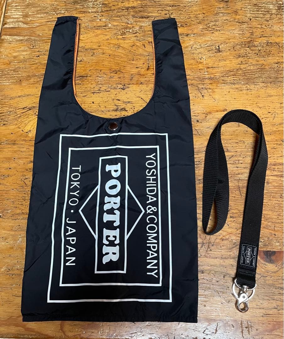 美品 PORTER GROCERY BAG エコバッグ ブラック 完売品