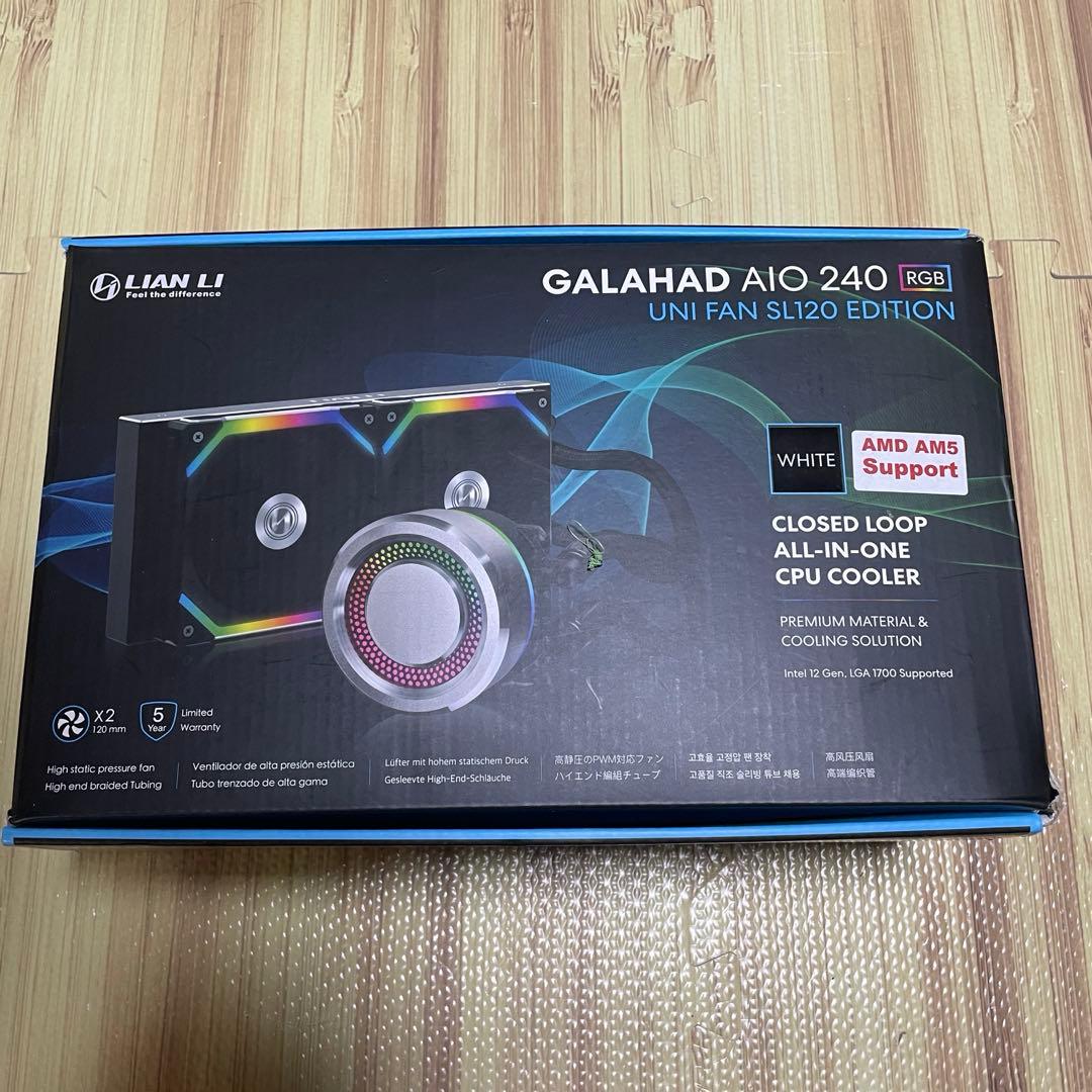 PC用ファン・クーラー Lian Li GALAHAD AIO 240 uni fan edition