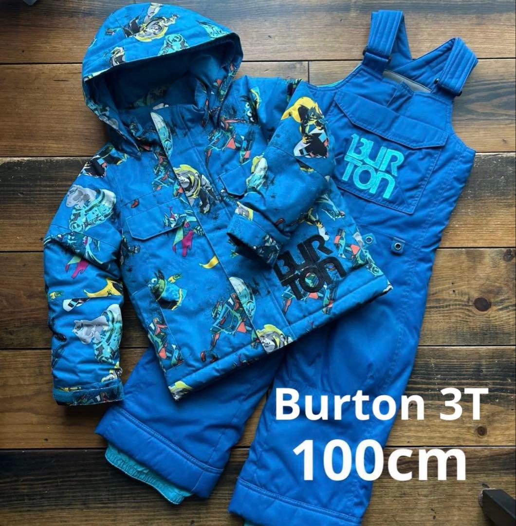 （希少）BURTON バートン 子どもスノーウェア 3T トイストーリー90