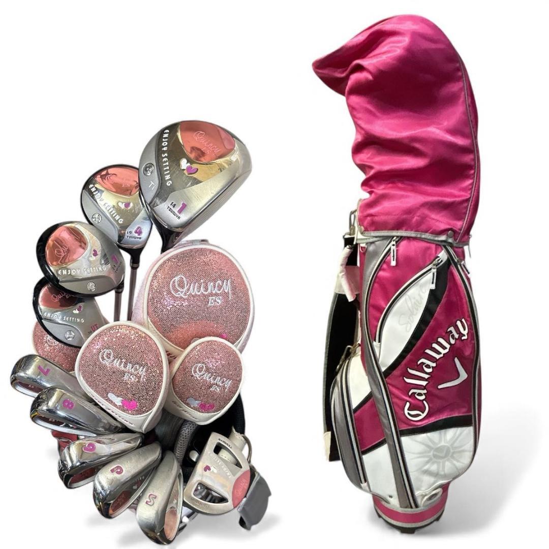 Quincy クインシーES レディース　キャロウェイ　ゴルフクラブ10本セット