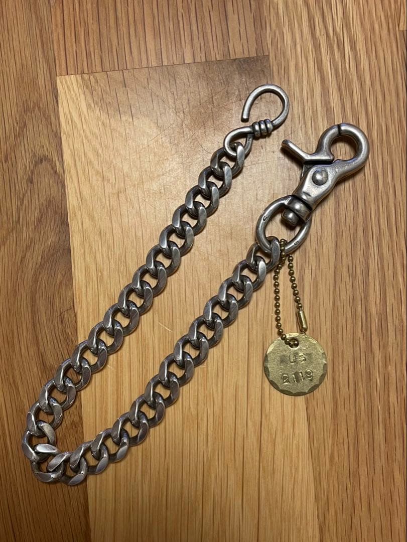 US アスヘビーゲージウォレットチェーン