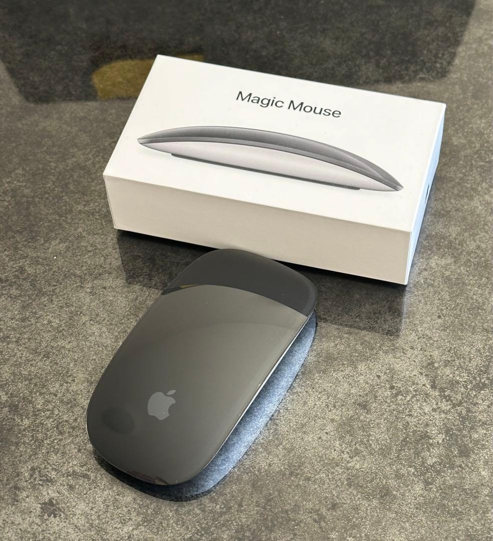 美品 Apple Magic Mouse ブラック 箱・説明書付
