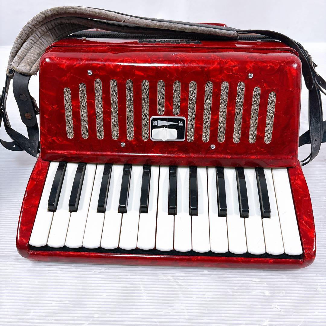 【美品】YAMAHA ヤマハ S-25B アコーディオン 8905 ケース付き