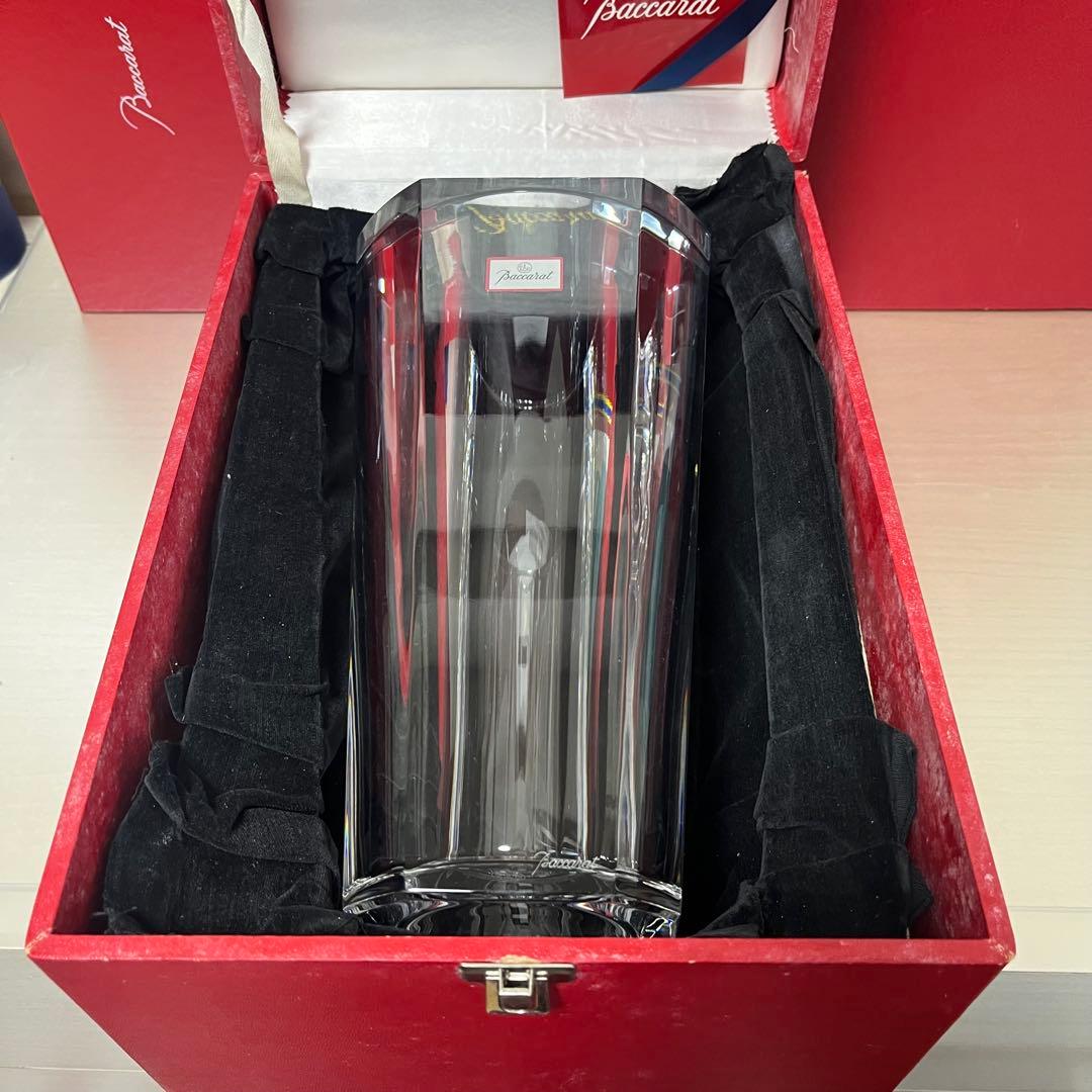 バカラ　大型花瓶　25㎝　未使用