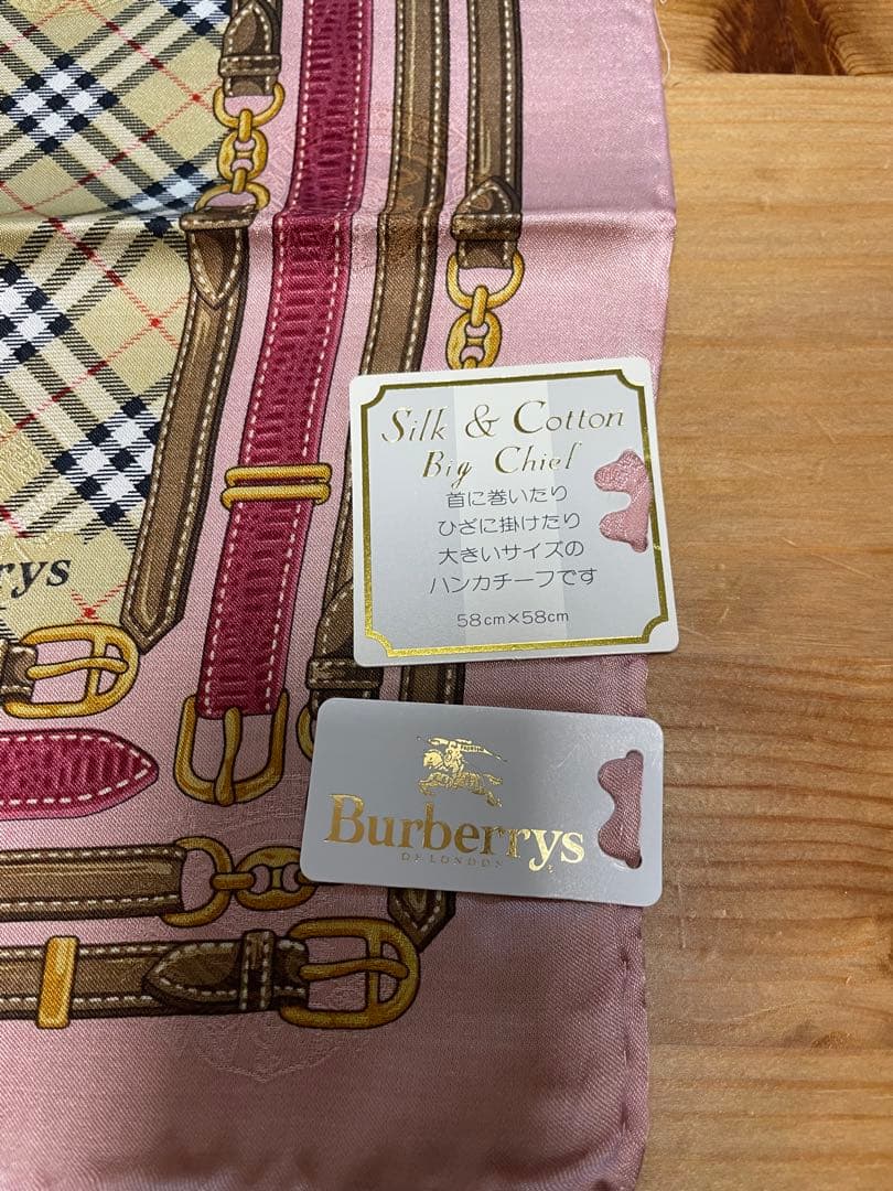 s*y様 Burberrys ピンク チェック柄 ハンカチ 5枚セット