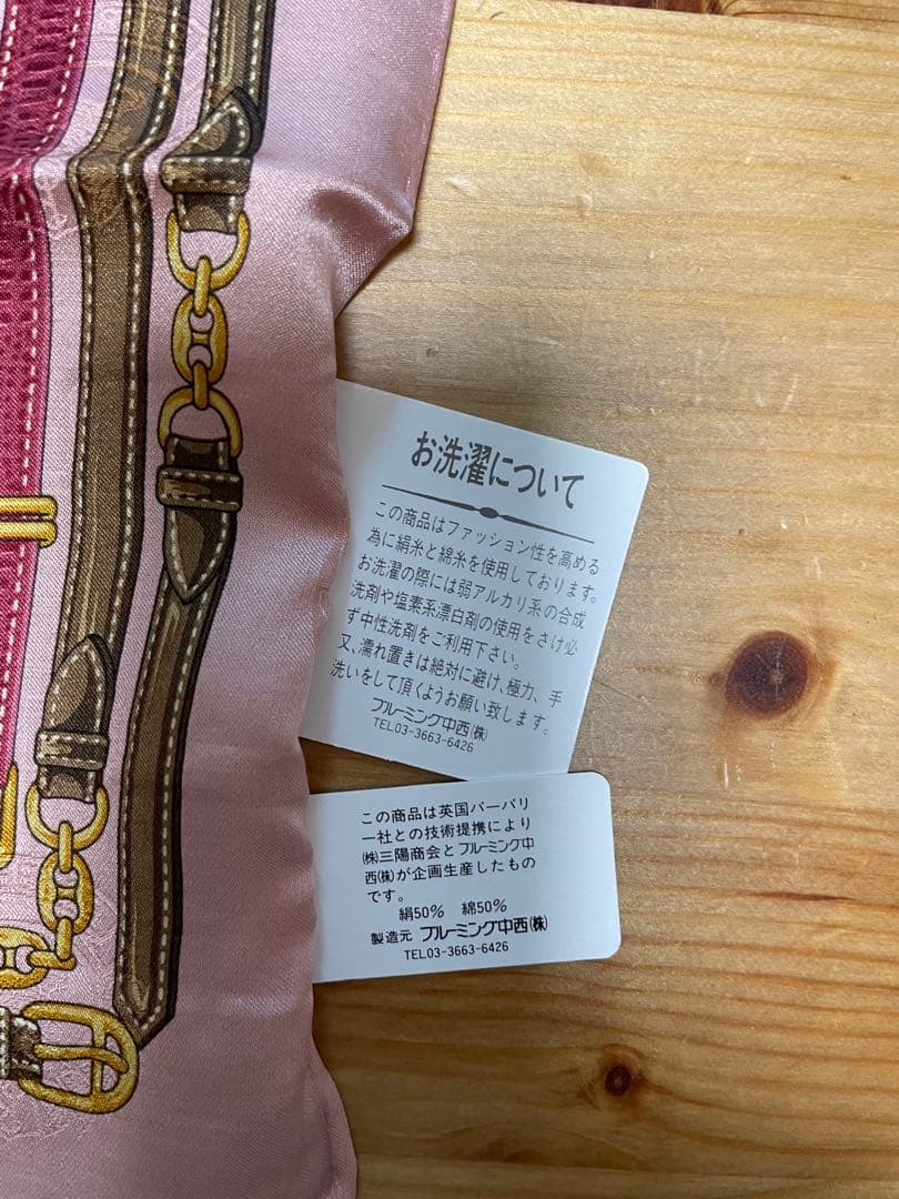 s*y様 Burberrys ピンク チェック柄 ハンカチ 5枚セット