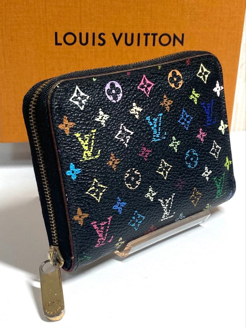 ルイヴィトン　モノグラム　マルチカラー　ジッピーパース　ケース　箱付