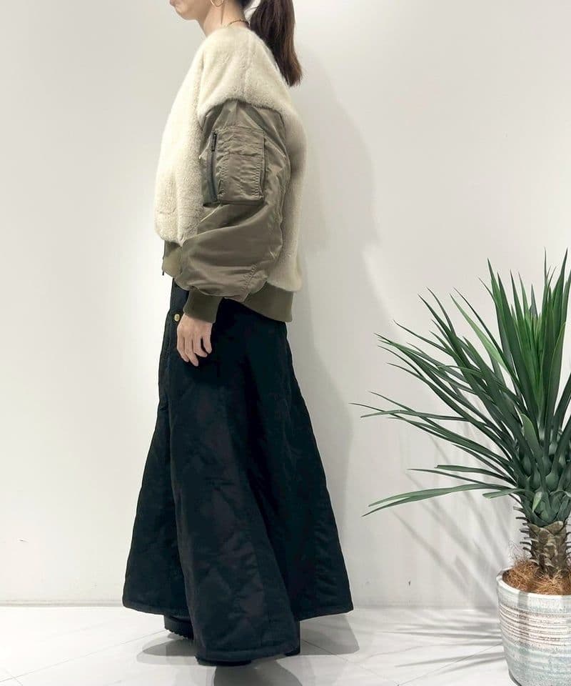 RISLEY リズレー　Vネックファーブルゾン