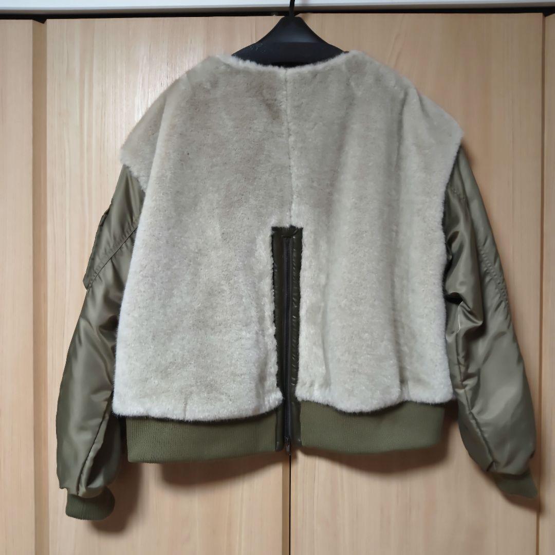 RISLEY リズレー　Vネックファーブルゾン