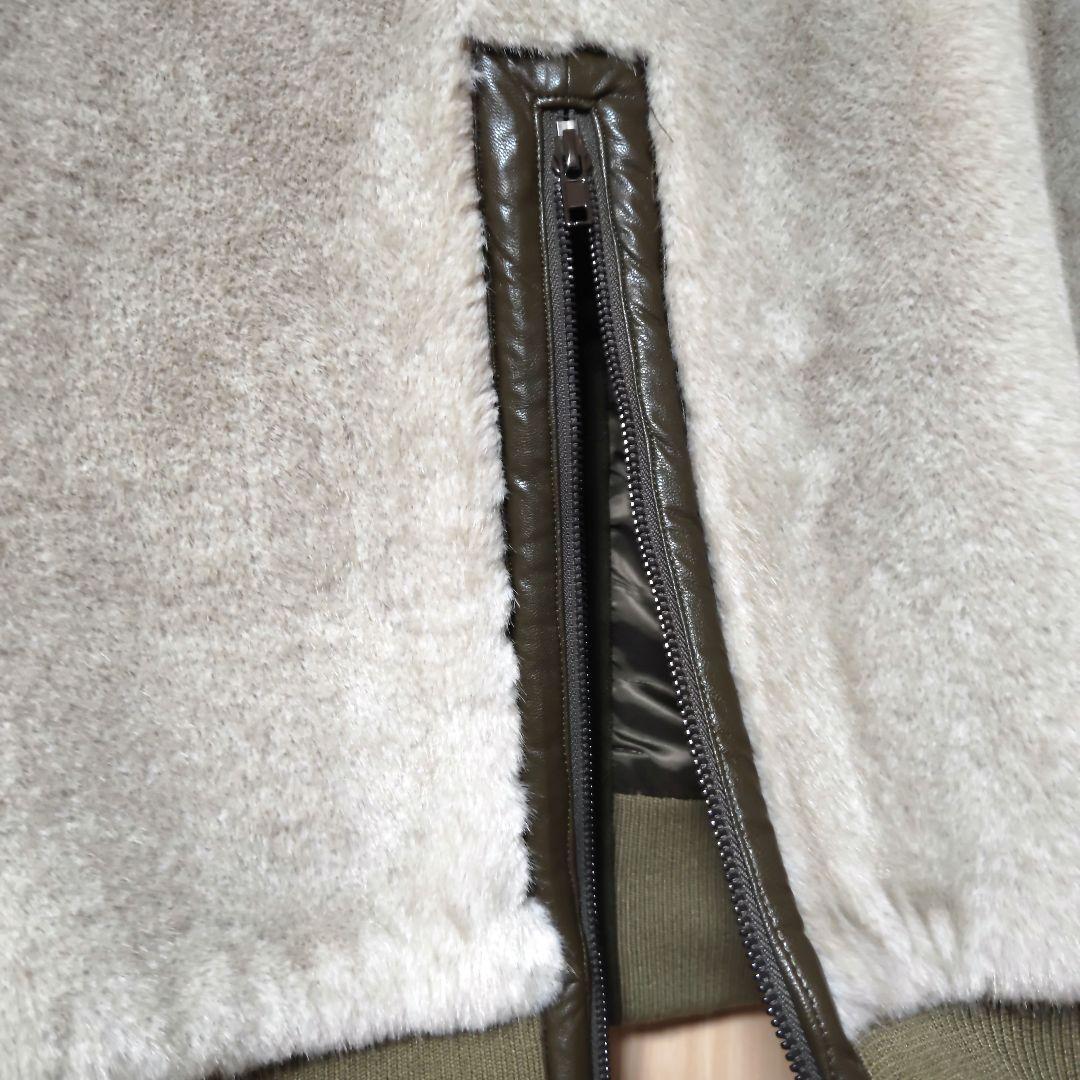 RISLEY リズレー　Vネックファーブルゾン