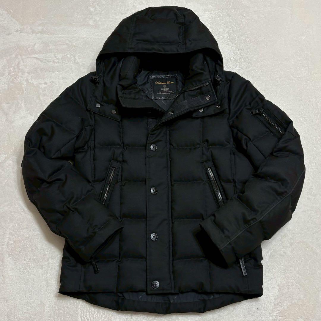 美品✨ ナノユニーバース　西川ダウン　G2 ダウンジャケット　ブラック　M