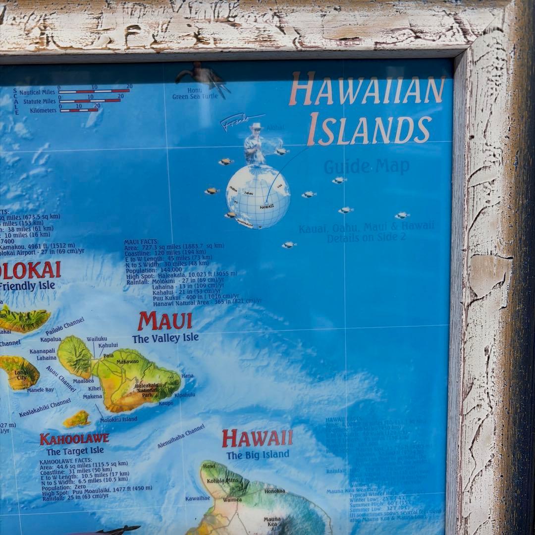 ハワイ島の説明絵画