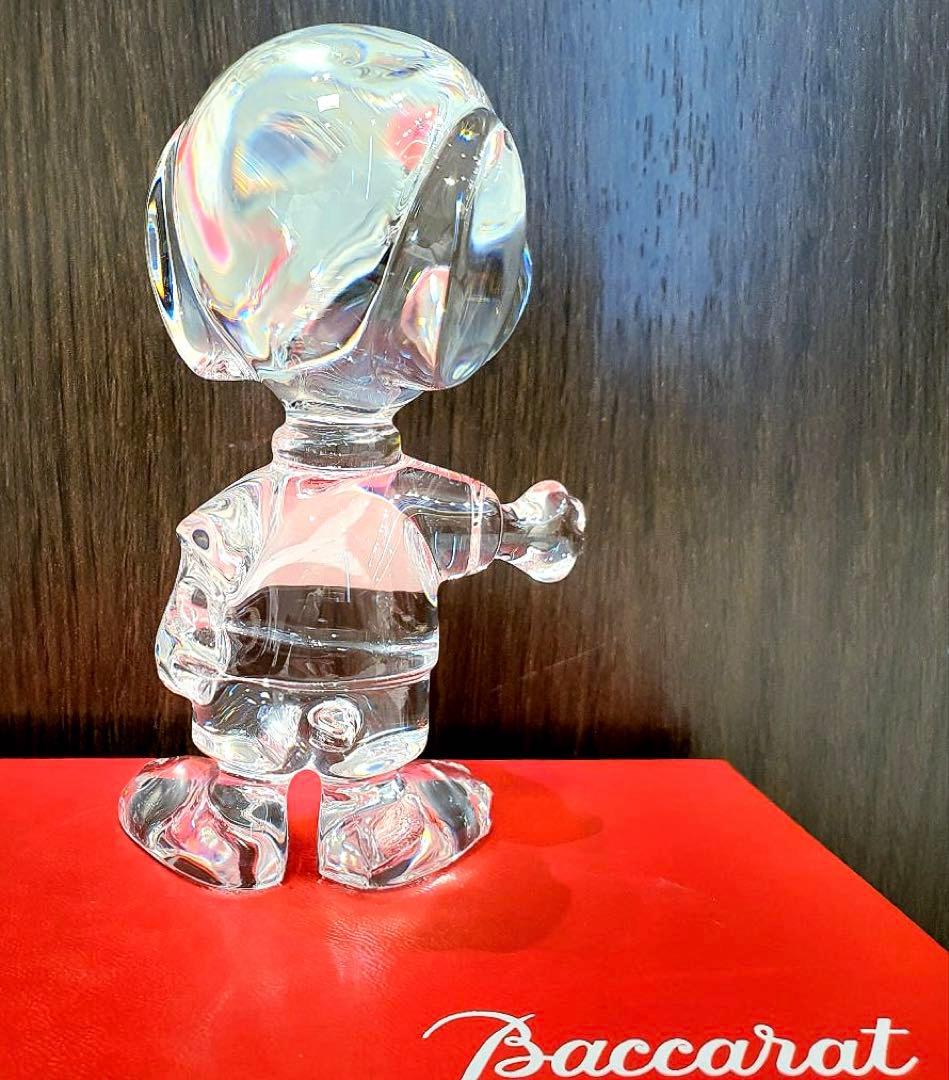 未使用✨Baccarat バカラ スヌーピー オブジェ クリスタルガラス✨