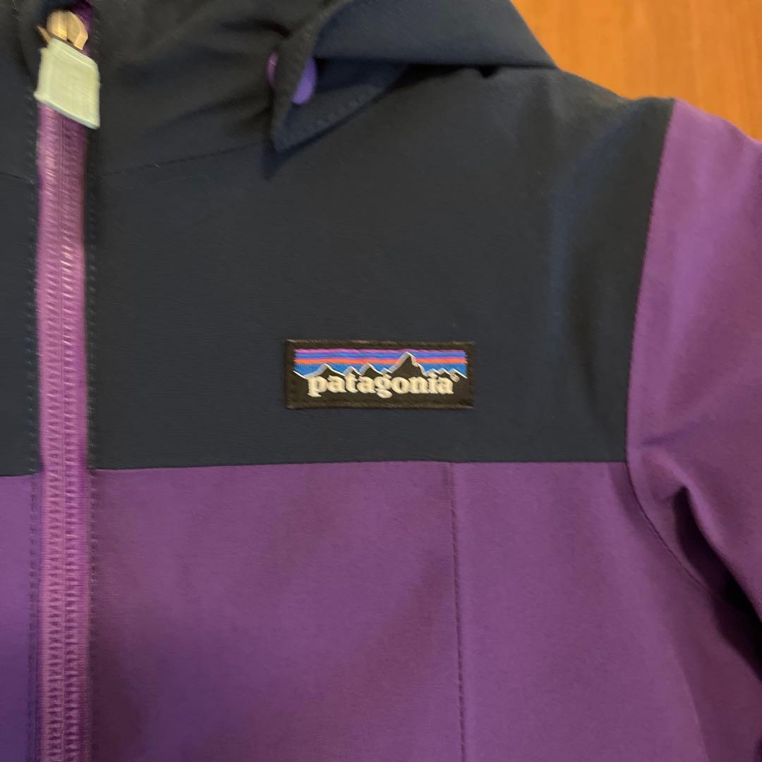patagonia 子ども用 スキーウェア 紫 サイズ3T