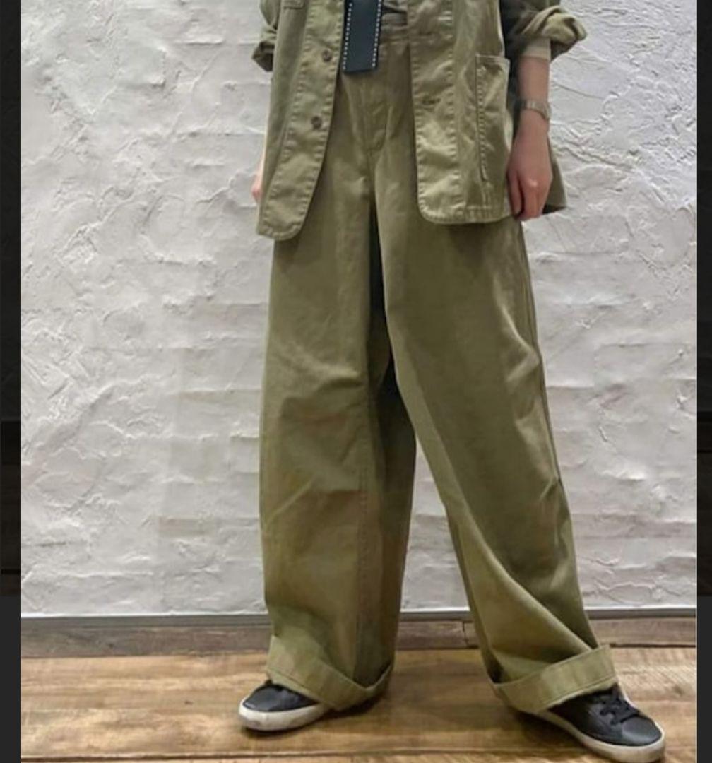 ジャーナルスタンダードラックスjs luxe ヒュージミリタリーパンツ