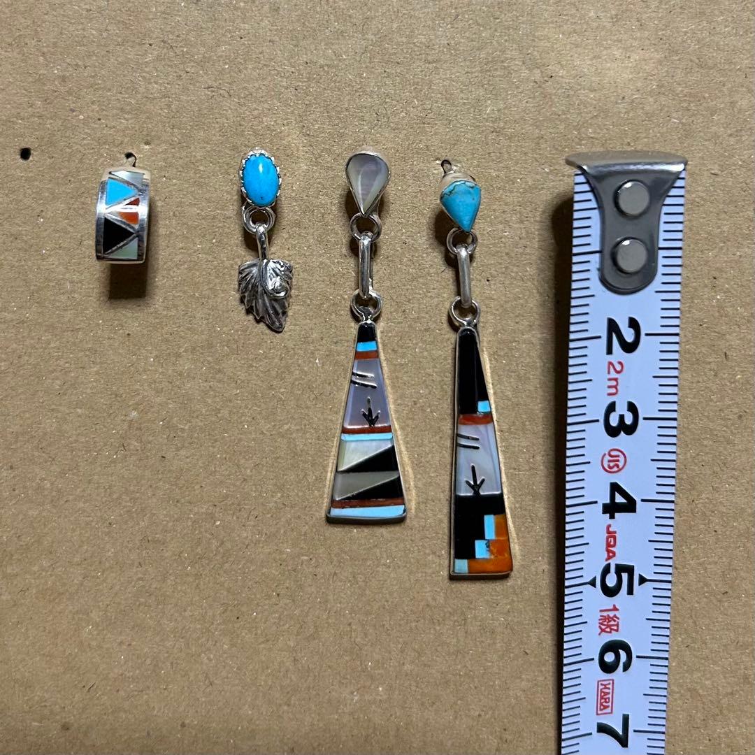 【最終価格】インディアンジュエリー ナバホ族 ズニ族 ピアス