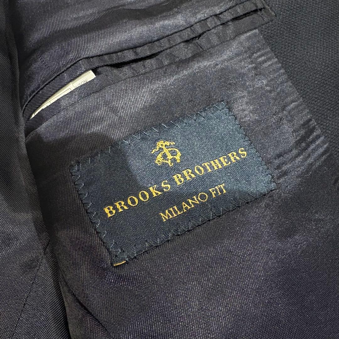 Brooks Brothers 紺ブレザー金ボタンTollegno MILANO