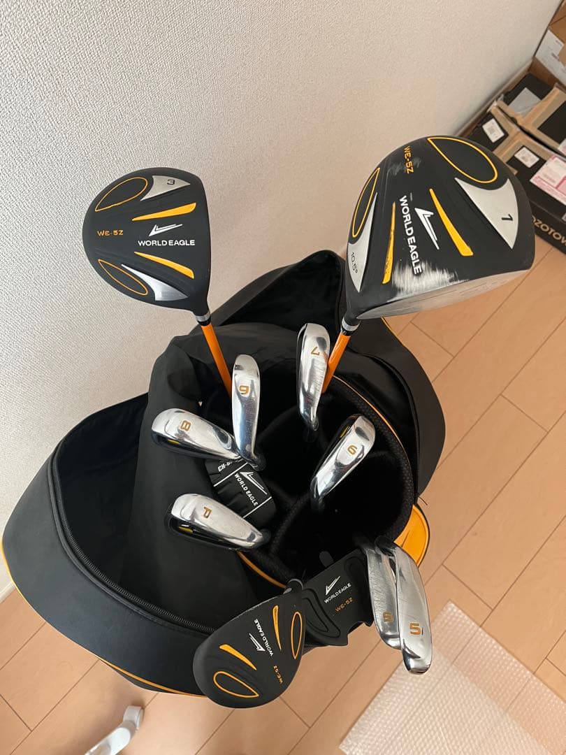 チョコパパ　ワールドイーグル WE 5Z-BLACK メンズクラブセット