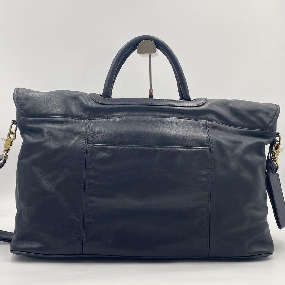 【激レア・美品】オールドコーチ　ボストンバッグ 2way グラブタンレザー 黒