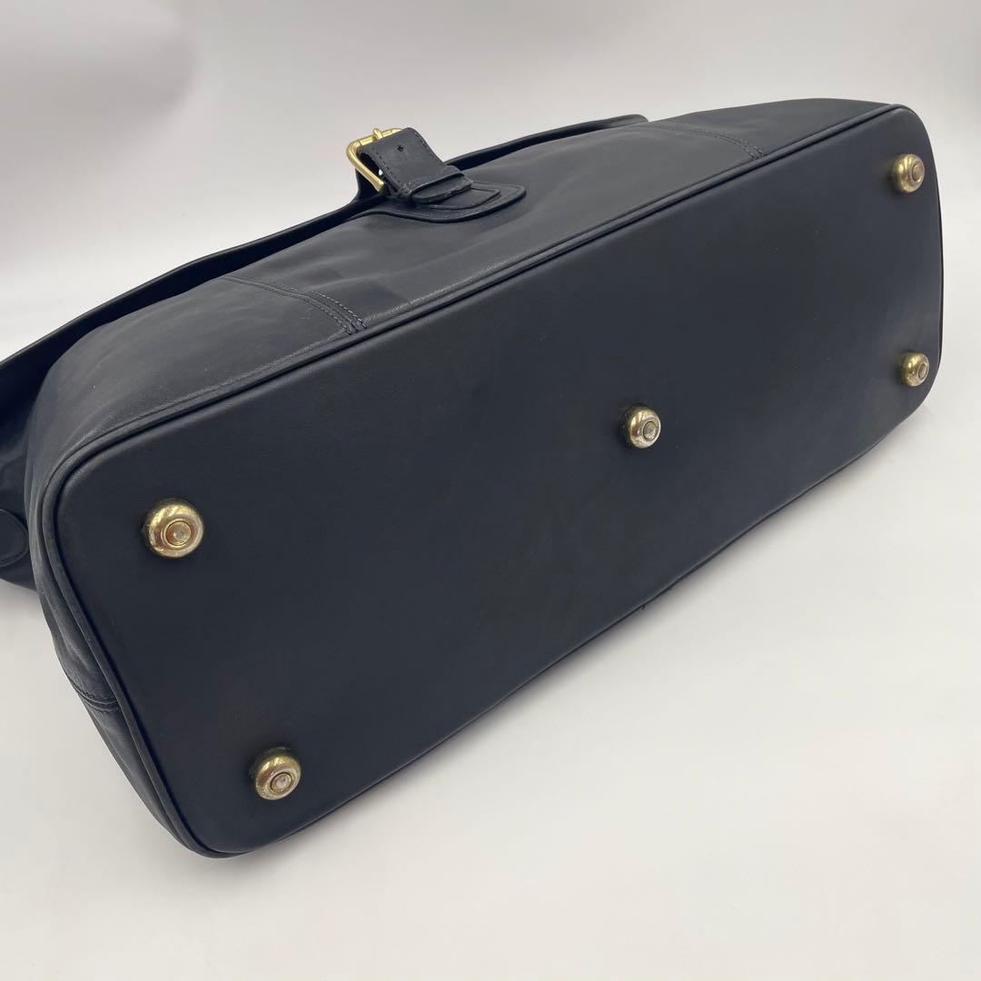 【激レア・美品】オールドコーチ　ボストンバッグ 2way グラブタンレザー 黒