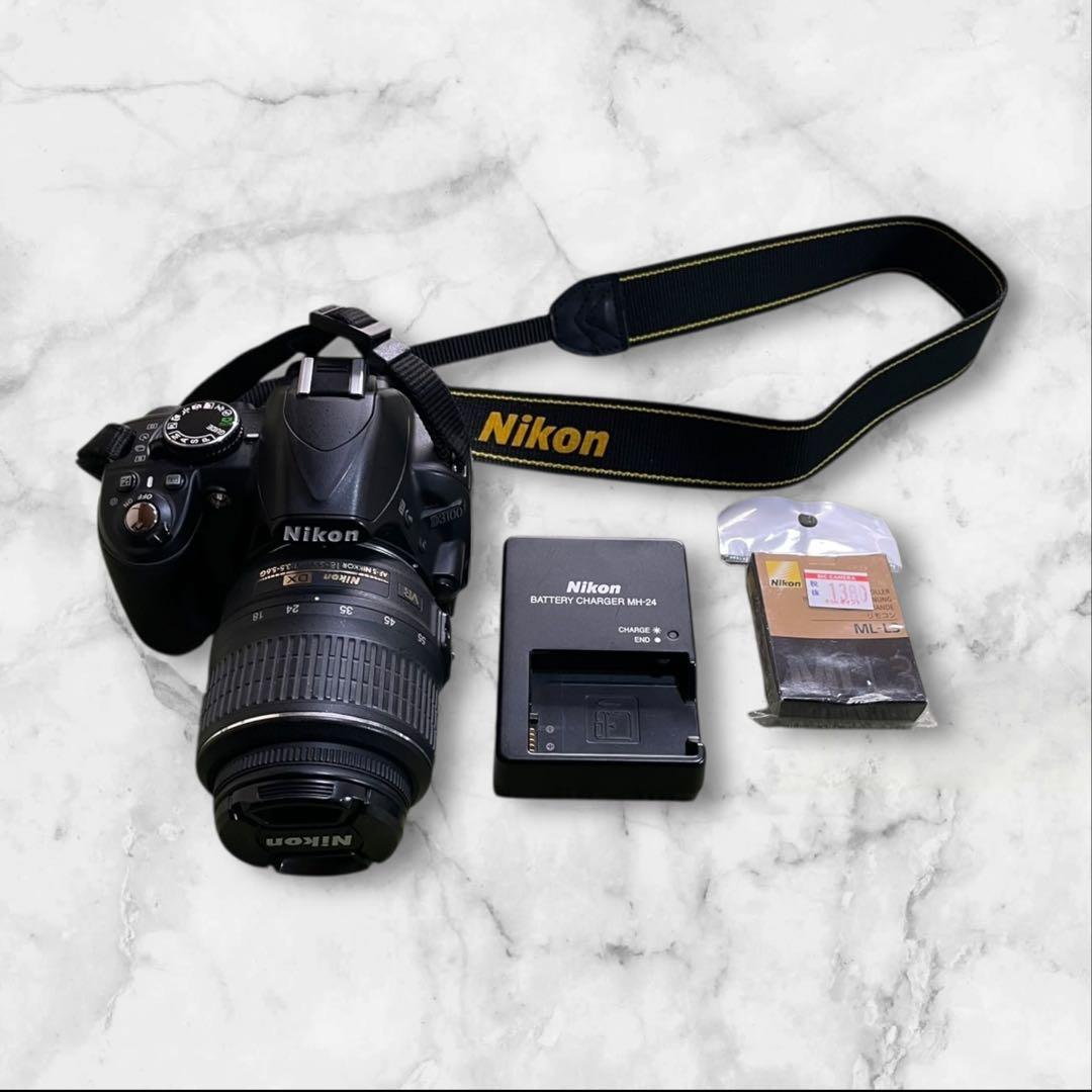 Nikon D3100 一眼レフ 18-55mm VRレンズ付