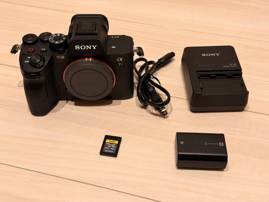 SONY α7RV 本体 バッテリー 充電器 typeAカード1枚