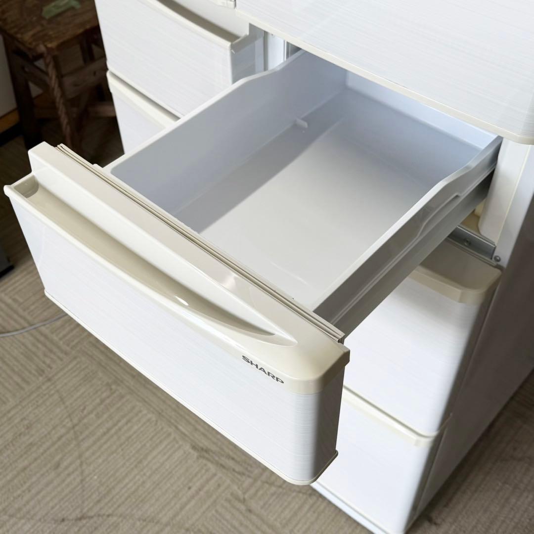 シャープ 455L 冷蔵庫 2017年製 自動製氷 プラズマクラスター 節電25