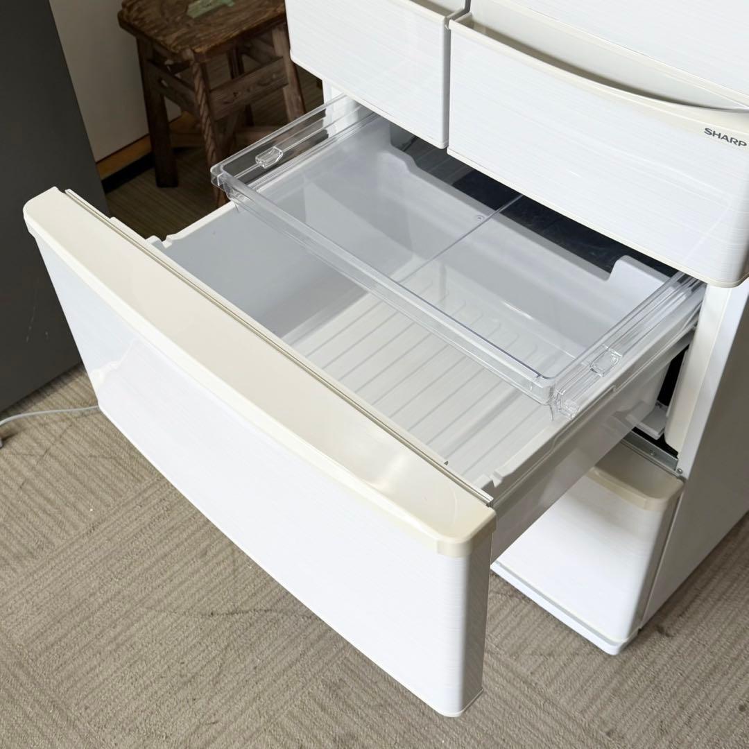 シャープ 455L 冷蔵庫 2017年製 自動製氷 プラズマクラスター 節電25