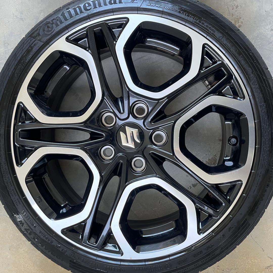 送料込 ZC33 スイフトスポーツ 純正アルミ 4本セット195/45R17