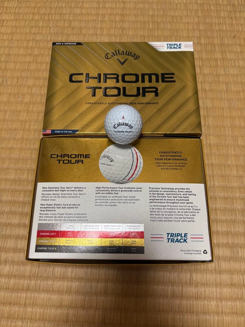 Callaway Chrome Tour ゴルフボール トリプルトラック　２４球