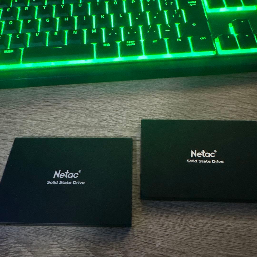 内蔵 2.5インチ SSD 480GB×2個 Netac