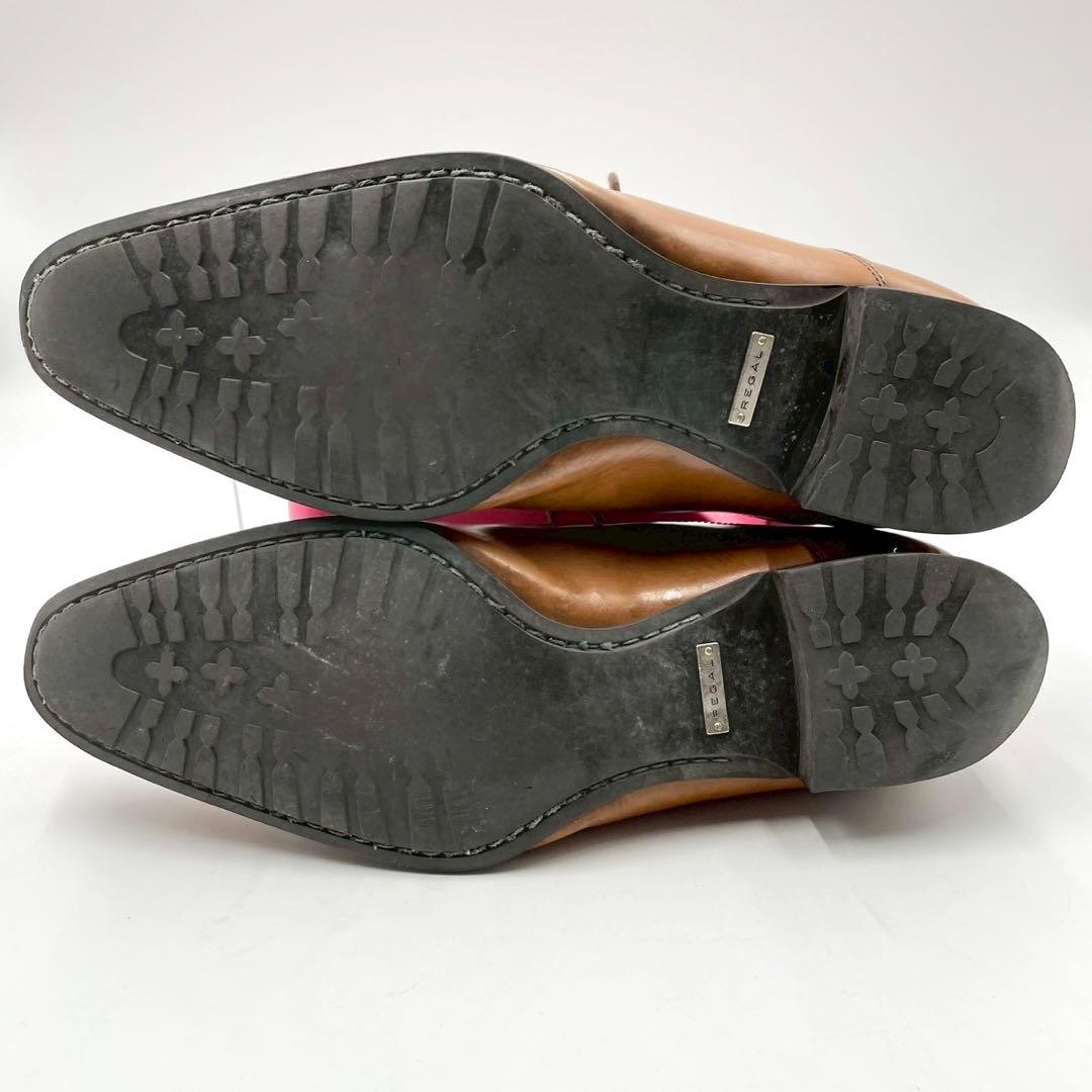 リーガル ストレートチップ 011R ブラウン 26.5cm Y1440