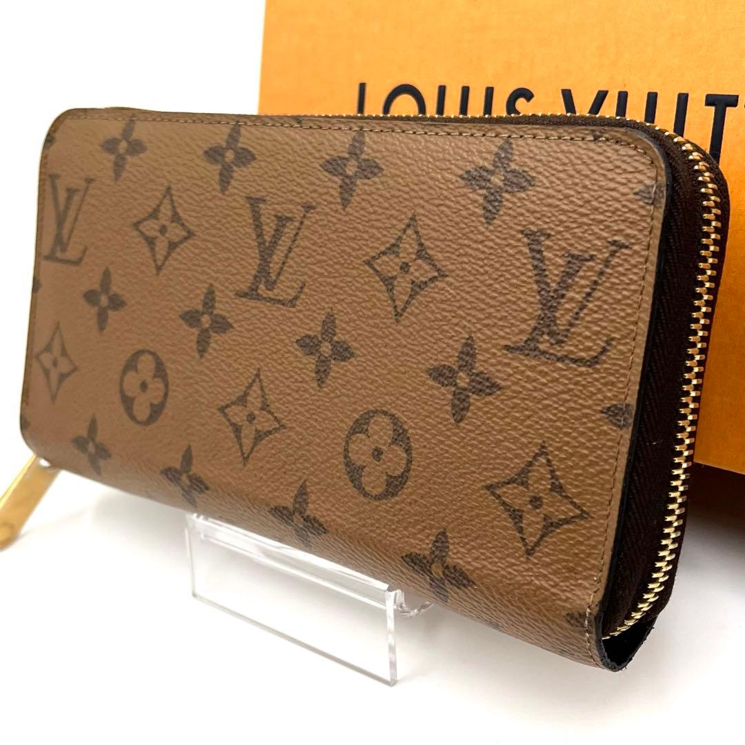 極美品 IC搭載 ルイヴィトン ジッピーウォレット モノグラムリバース 正規品