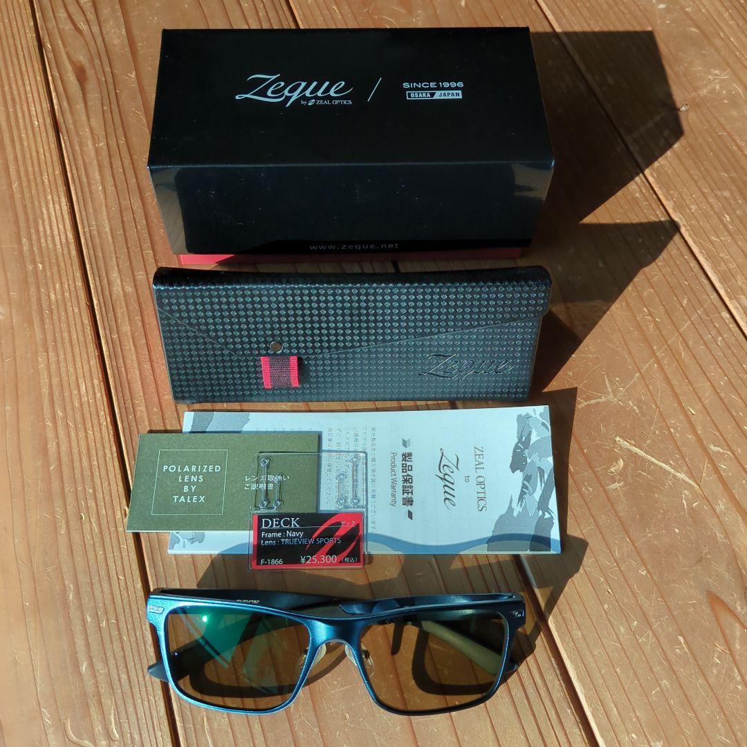 ゼクー DECK 偏光グラス タレックス トゥルービュースポーツ USED