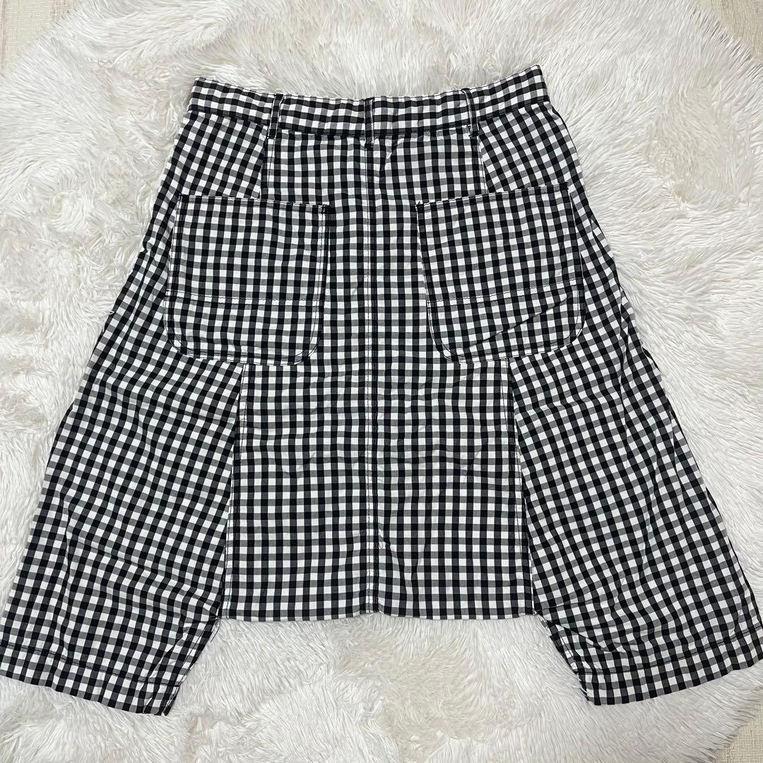 BLACK COMME des GARCONS ギンガムチェック サルエルパンツ
