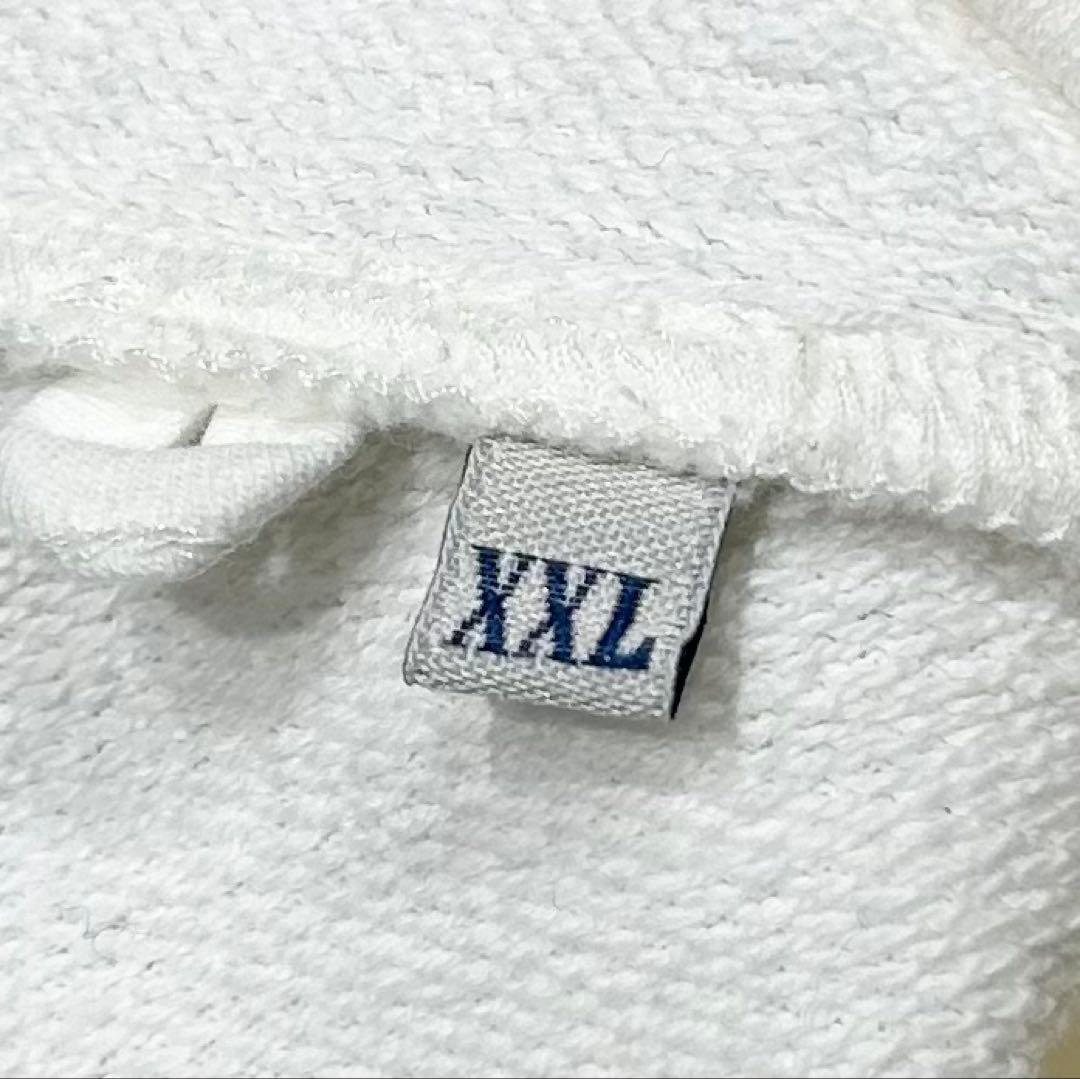 【ほぼ新品】希少XXL モンクレール スウェット トレーナー ワッペン ロゴ 白