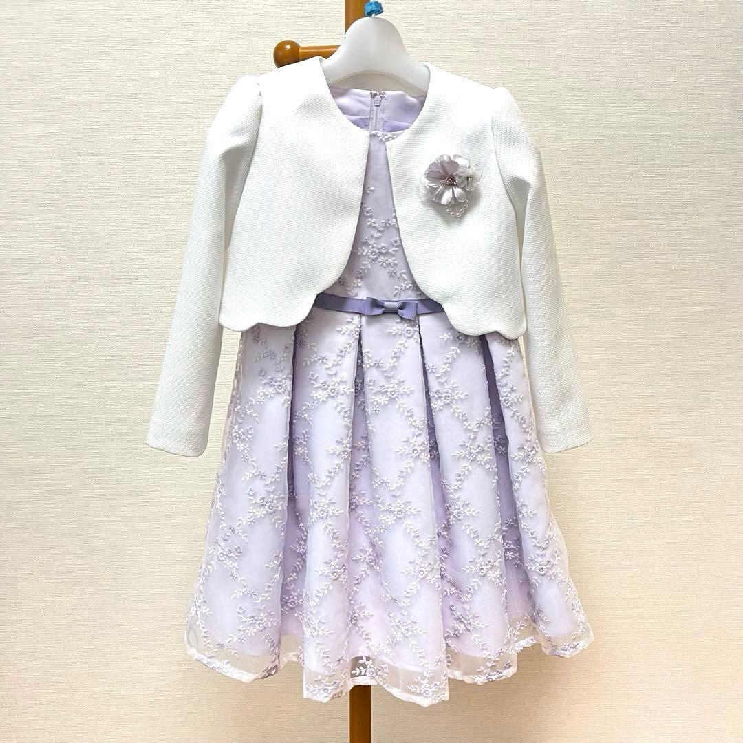 入学式 卒園式 ドレス・くつ下セット 120cm 19cm petit main