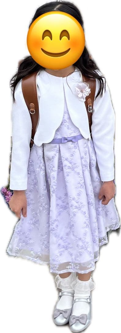 入学式 卒園式 ドレス・くつ下セット 120cm 19cm petit main